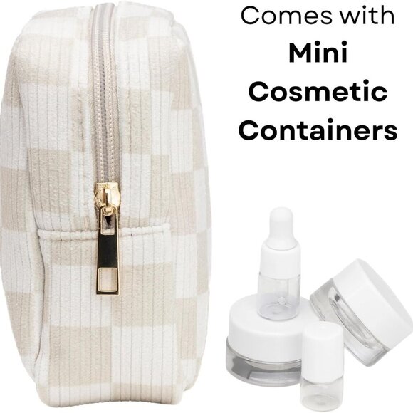 Mini Makeup Bag, Small Makeup Bag for Purse, Small Cosmetic Bag for Purse, Small - Picture 3 of 6